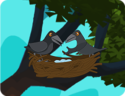 காகமும் பாம்பும்