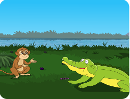 குரங்கும் முதலையும்