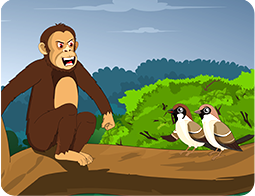 குருவியும் குரங்கும்